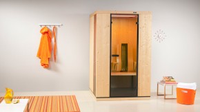 De infraroodsauna Soleto Duo van saunafabrikant Röger laat niets te wensen over