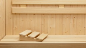Optie voor de Röger Sauna: rug- en hoofdsteun in de sauna Origo