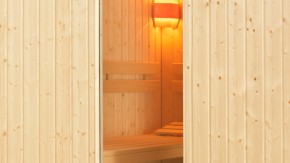 Raamelement van de Röger sauna Origo